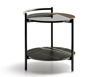 OLIVER - Marble high side table by Capital Collection - view 3